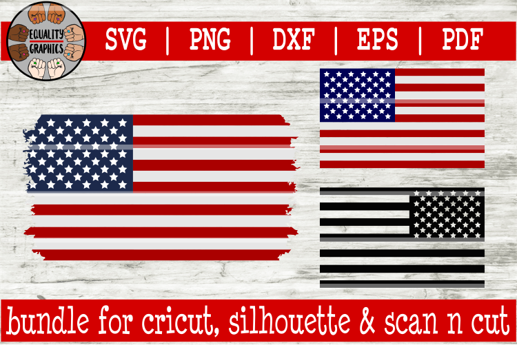 United States Flag Bundle SVG | DXF | EPS | PDF