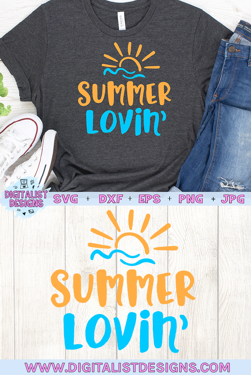 Download Summer Lovin SVG, Summer SVG, Beach SVG (92019) | Cut Files | Design Bundles