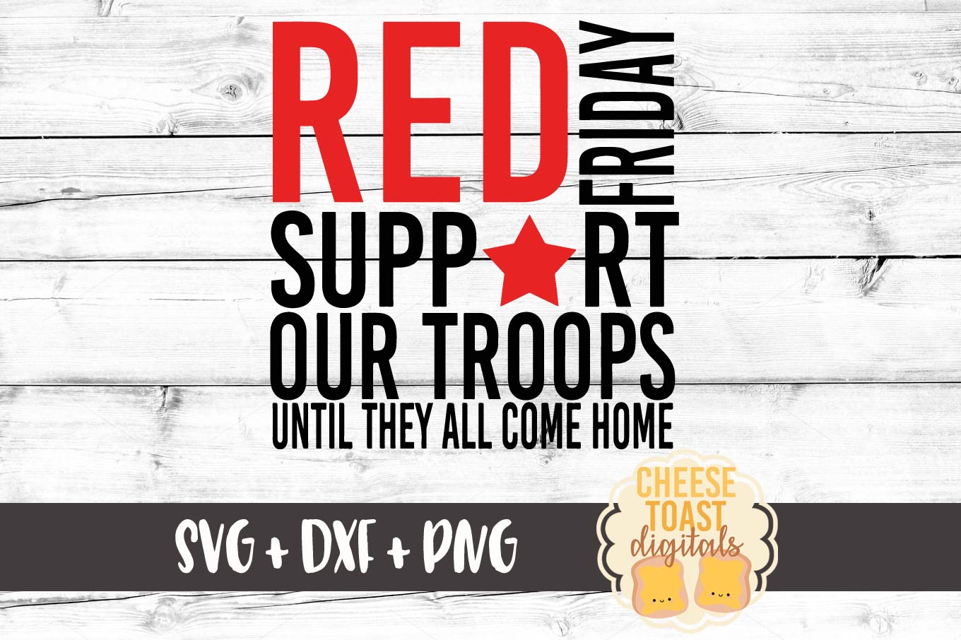 Download Red Friday Support Our Troops Until They All Come Home - SVG