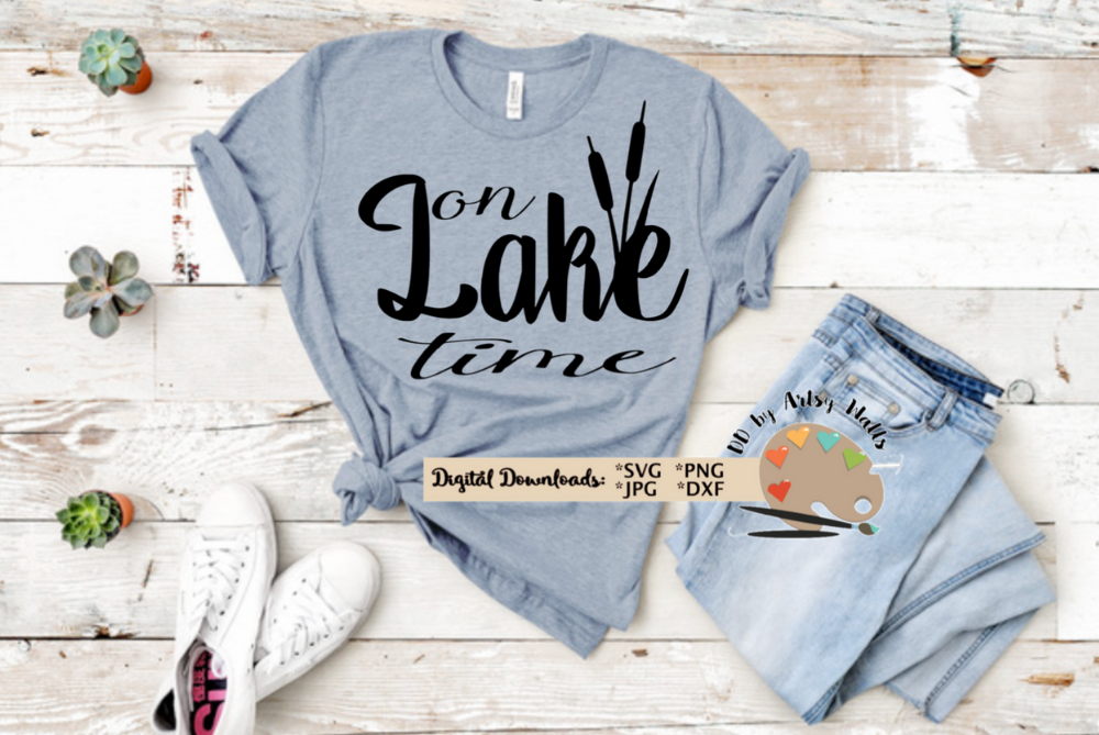 Download On lake time svg, lake lover svg for diy t-shirt, lake life