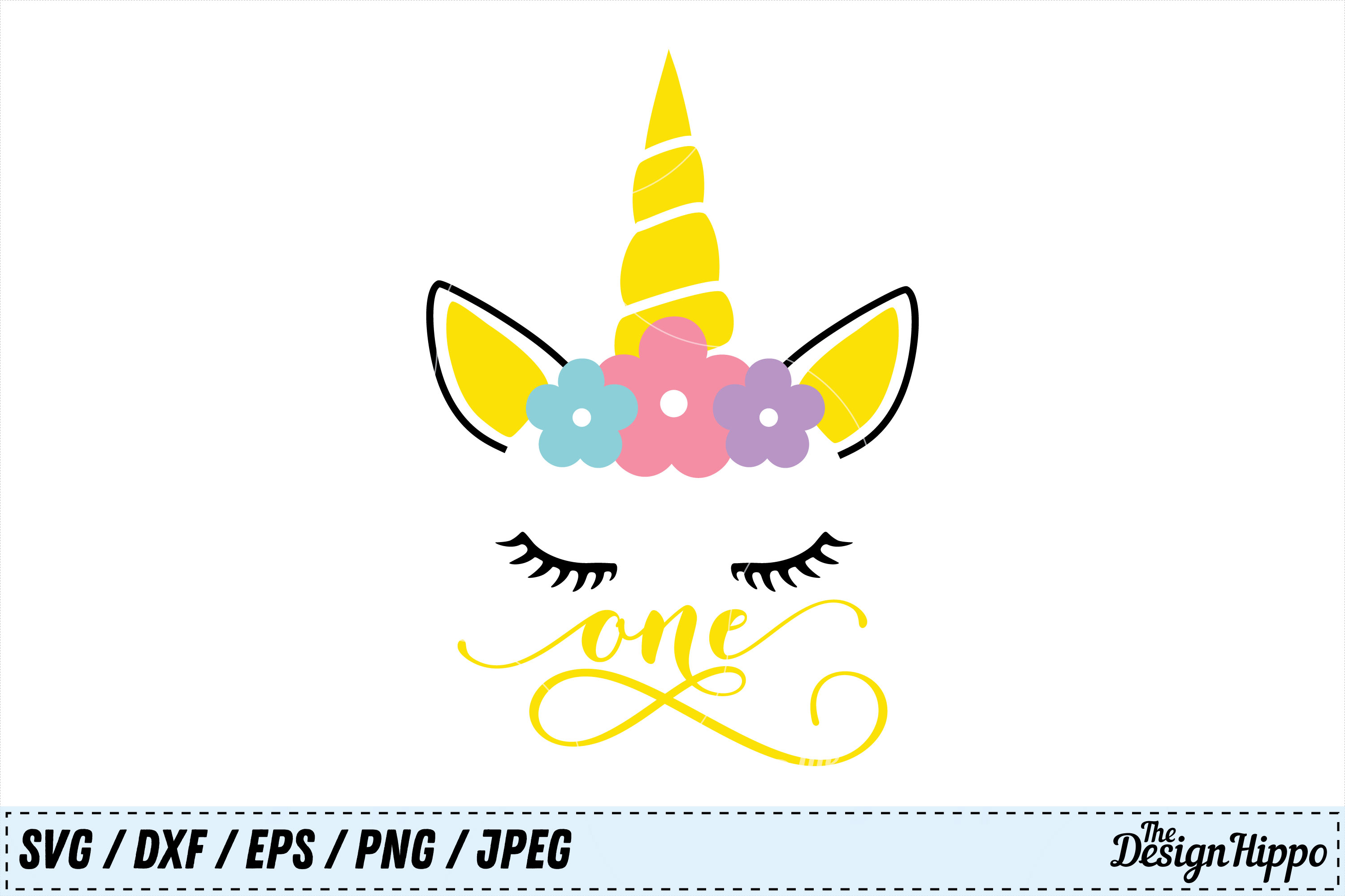 Download One Unicorn SVG, Birthday SVG, Unicorn Birthday PNG Cut ...