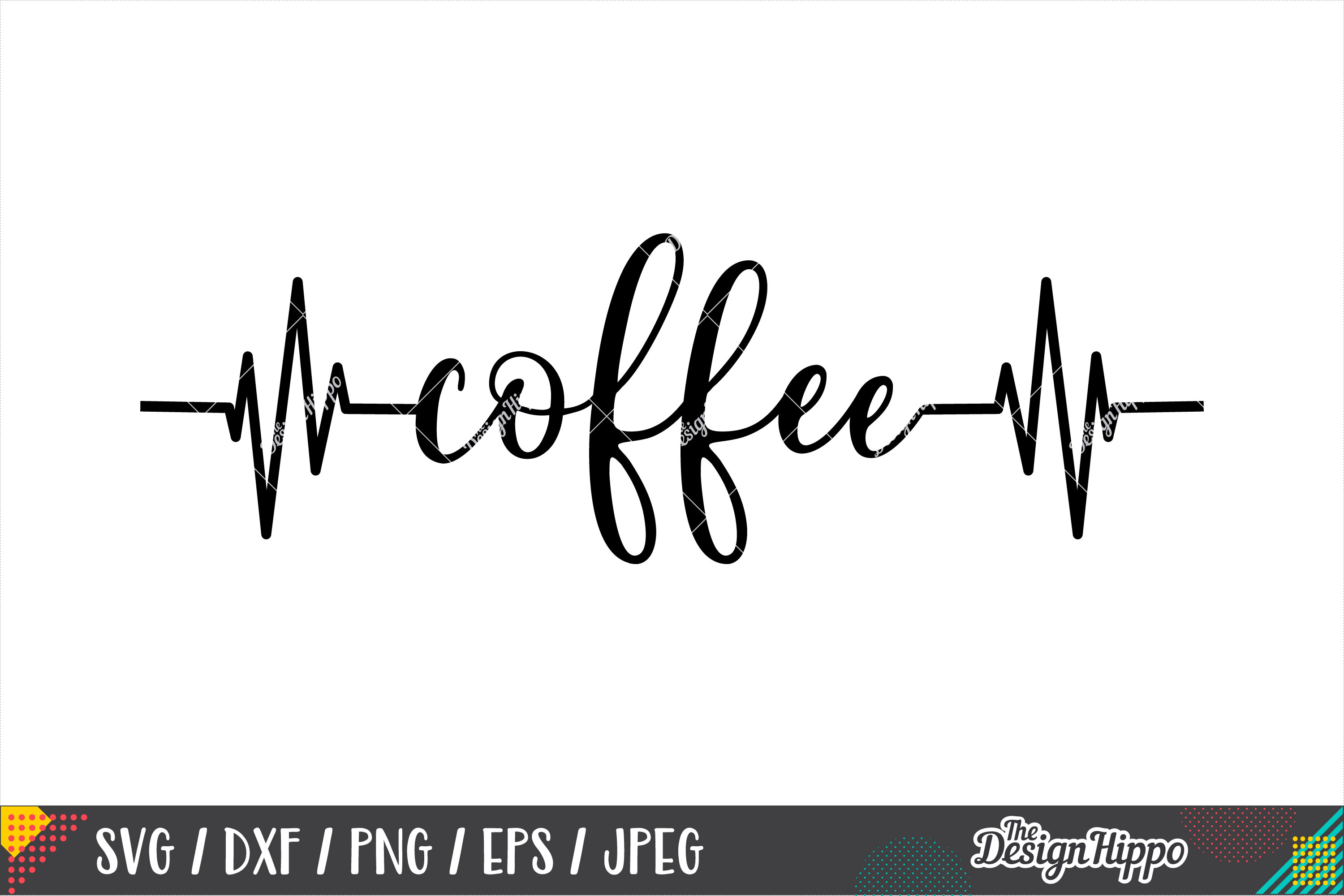 Download Coffee Lifeline SVG DXF PNG EPS Cricut Cut Files