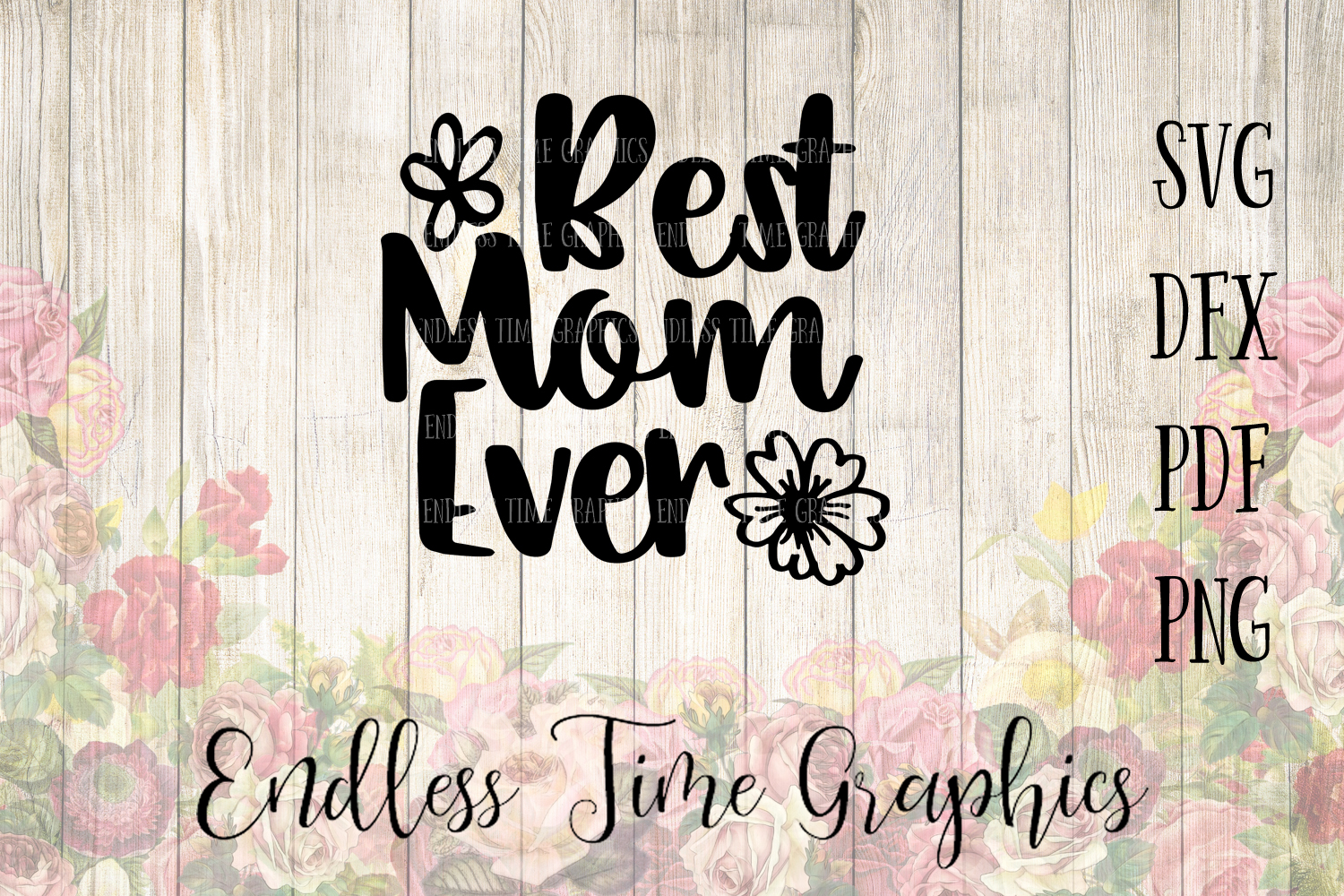 Mother's Day SVG Cut File. Best Mom Eve | Design Bundles