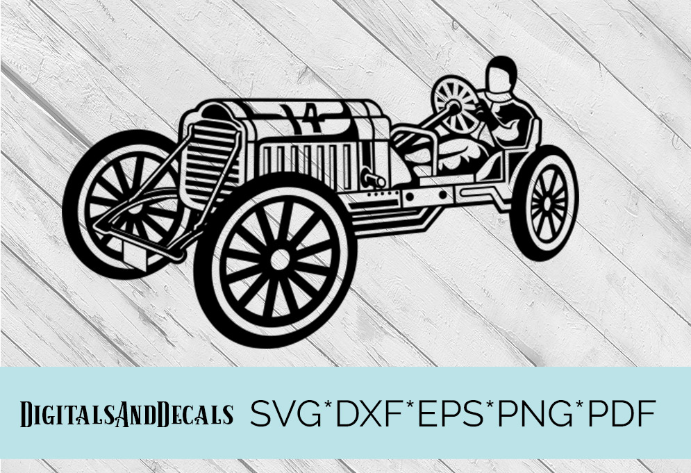Download Vintage Car SVG Cutting File