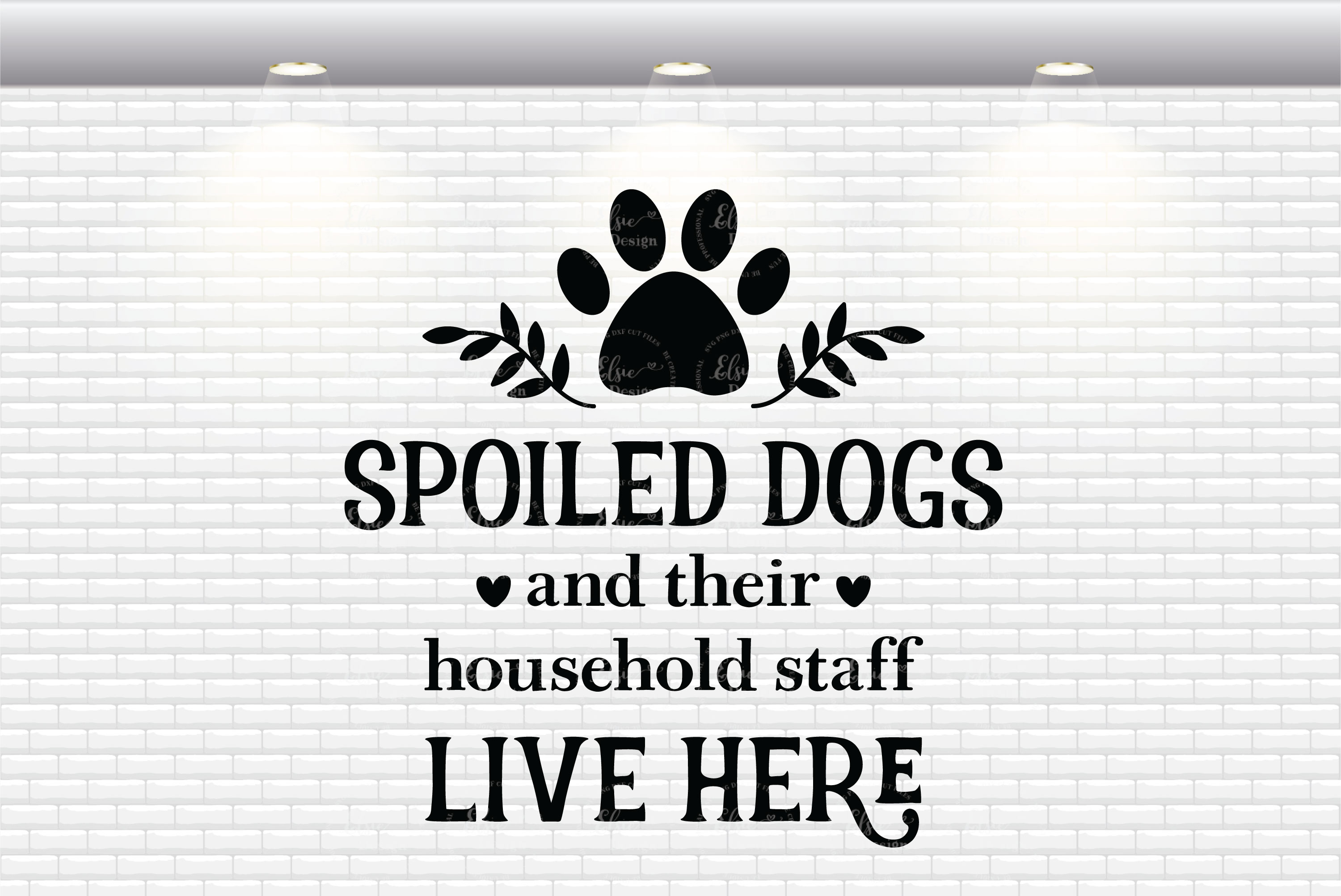 Lustiges Küchentuch 'Spoiled Dogs And Their Household Staff Live Here' – Mikrofaser, 40x61 Cm, Geschenk Für Hundeliebhaber