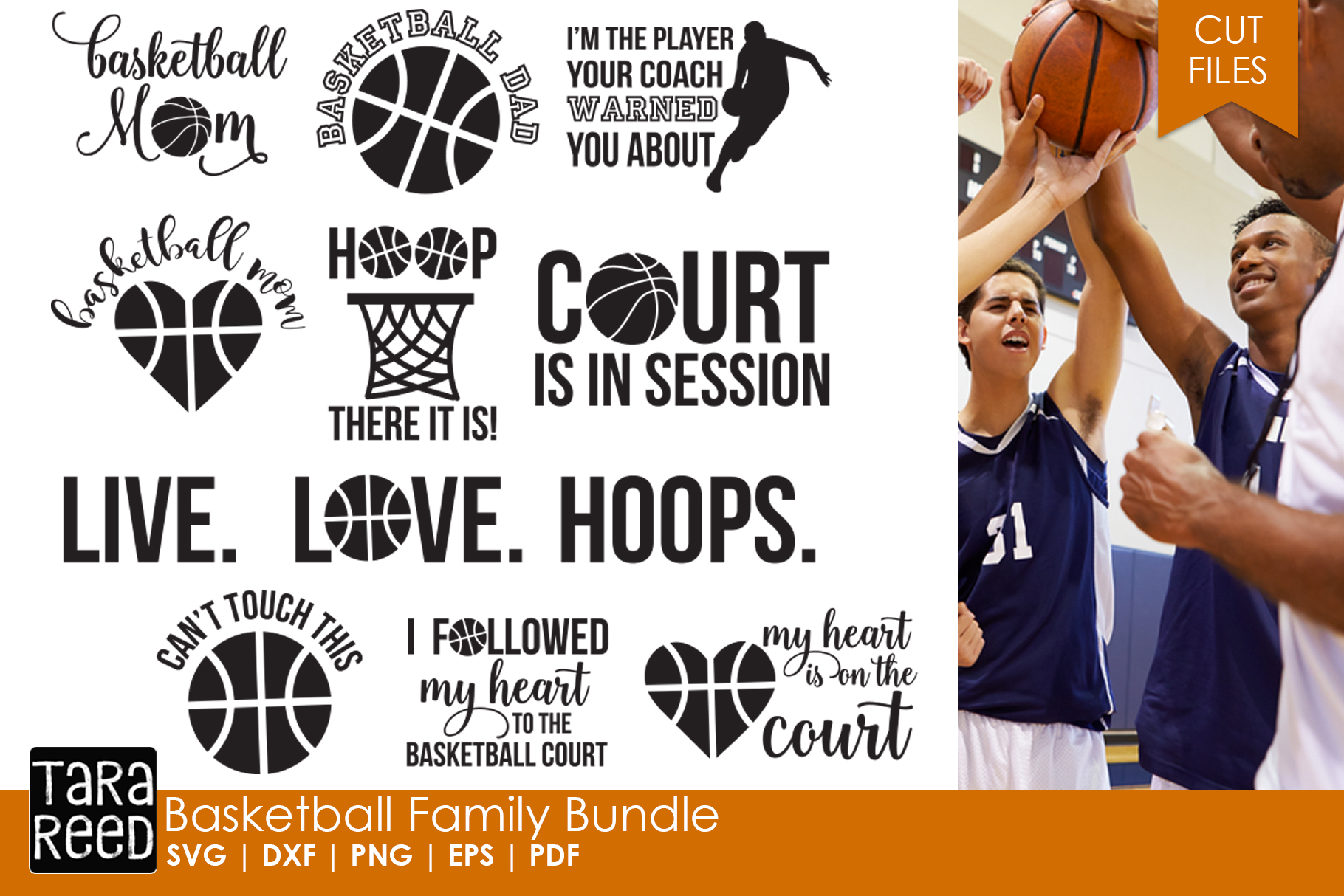 Download Basketball SVG and Cut Files for Crafters (80894) | Cut Files | Design Bundles