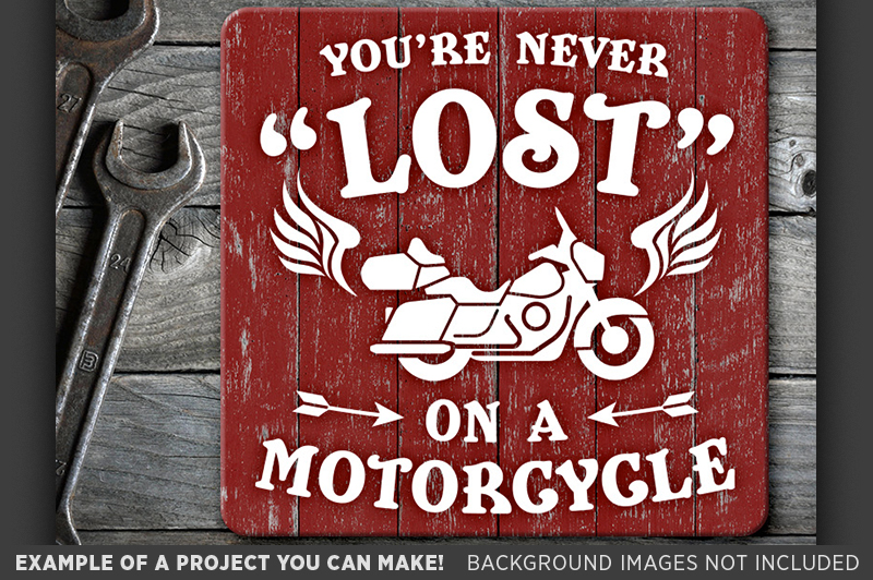 Download You're Never Lost On A Motorcycle SVG File - Motorcycle ...