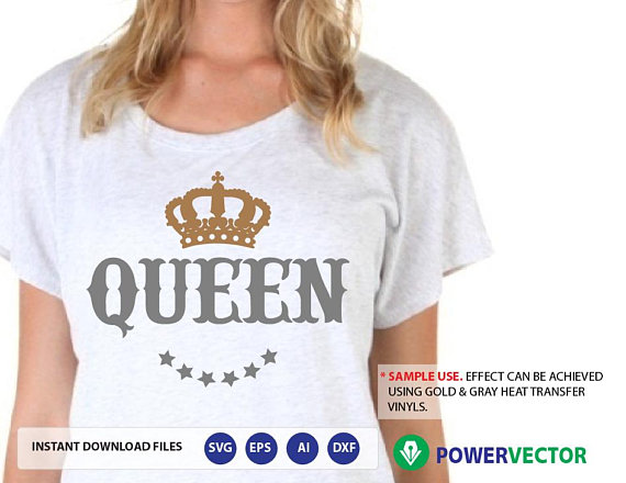 Download Royal Couple T shirt Design Svg. King Queen Svg. Svg ...
