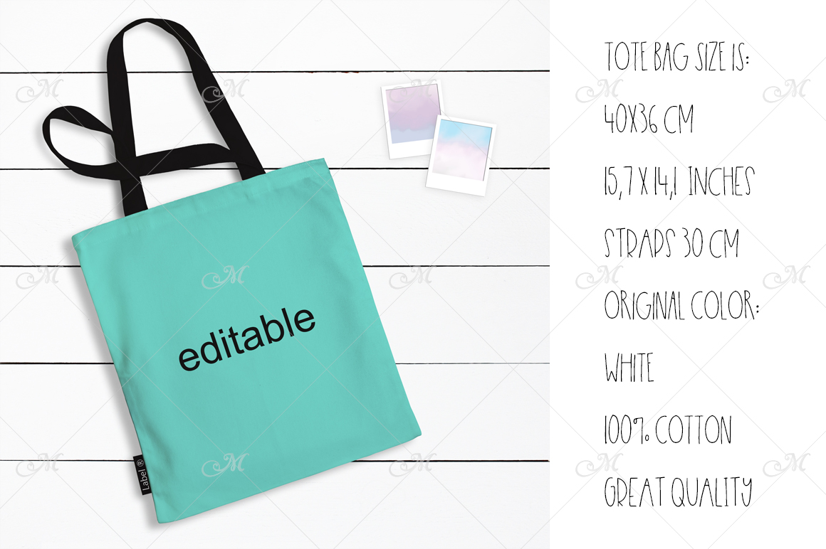 Download Tote Bag Mock-up. PSD, smart objects