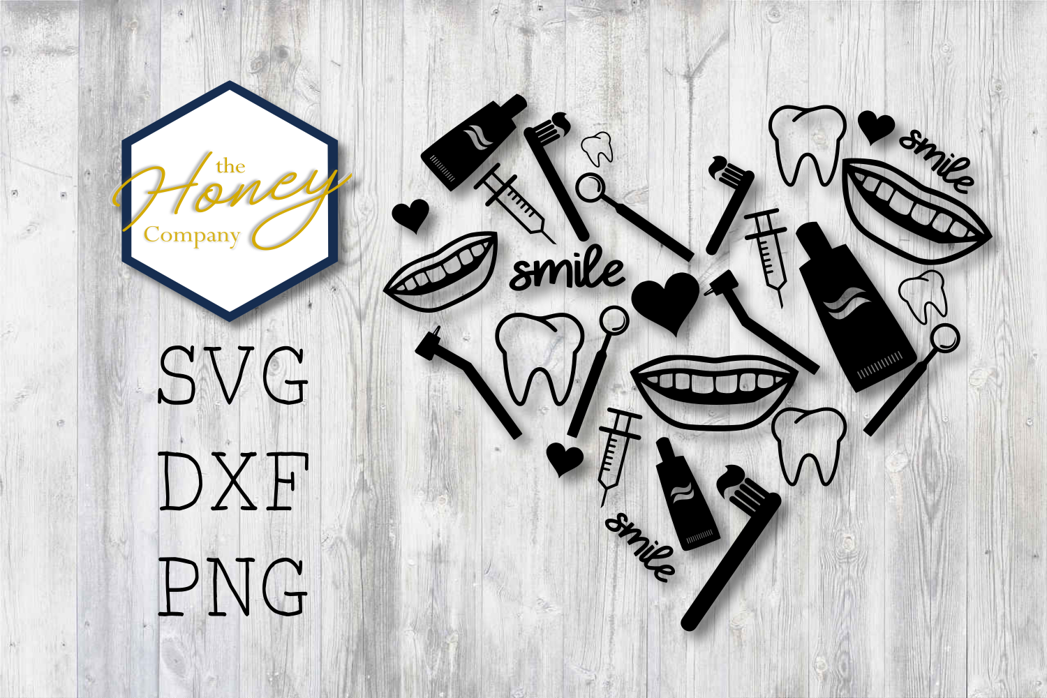 Dental SVG PNG DXF Dentist Hygienist Toothbrush Clipart ...