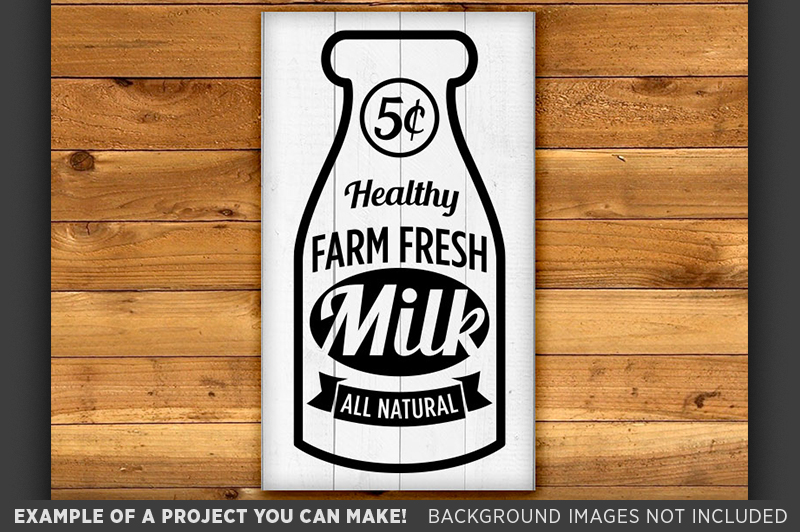 Download Country Kitchen SVG - Farm Fresh Milk SVG - Milk Bottle ...