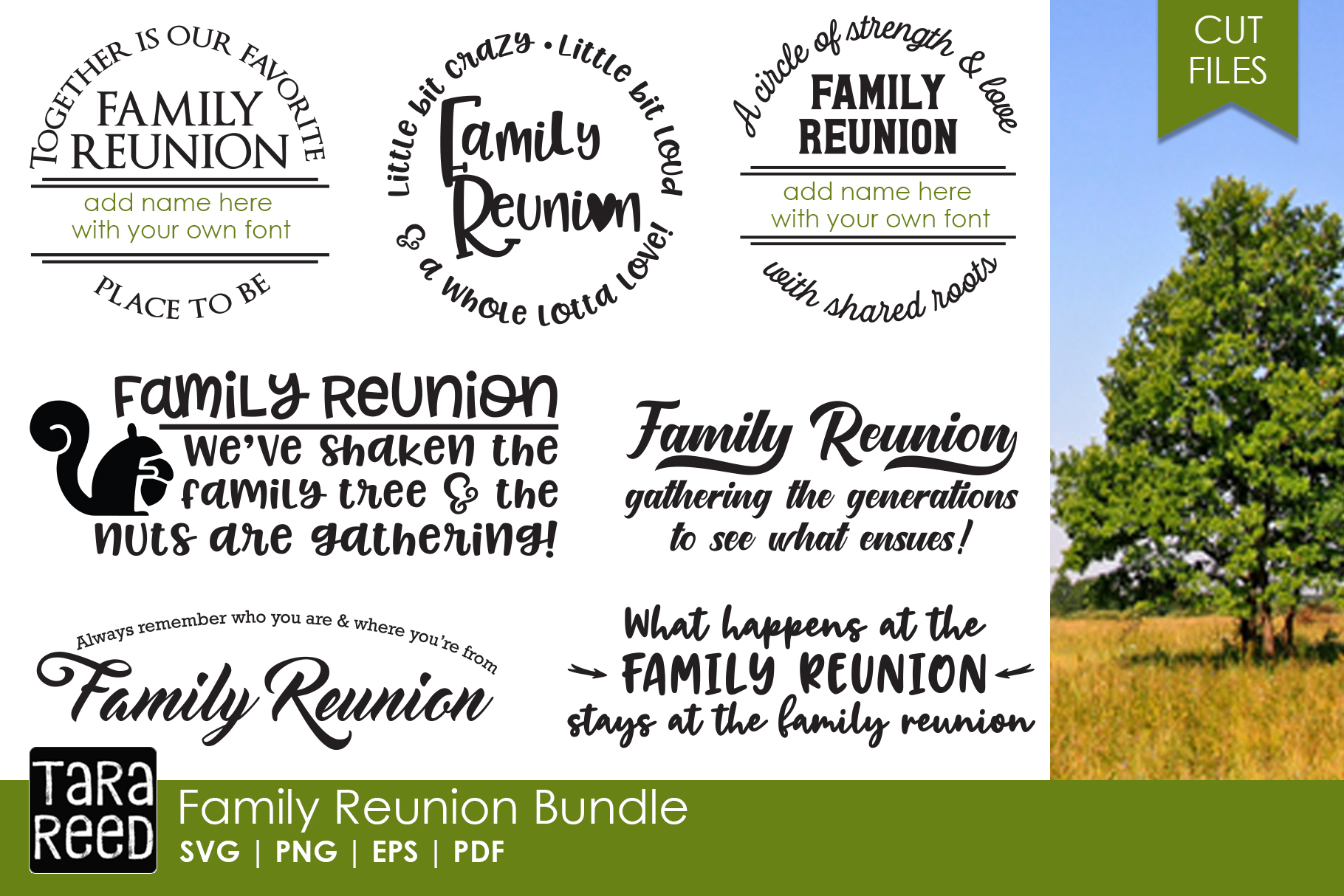 Family Reunion - Family SVG and Cut Files for Crafters