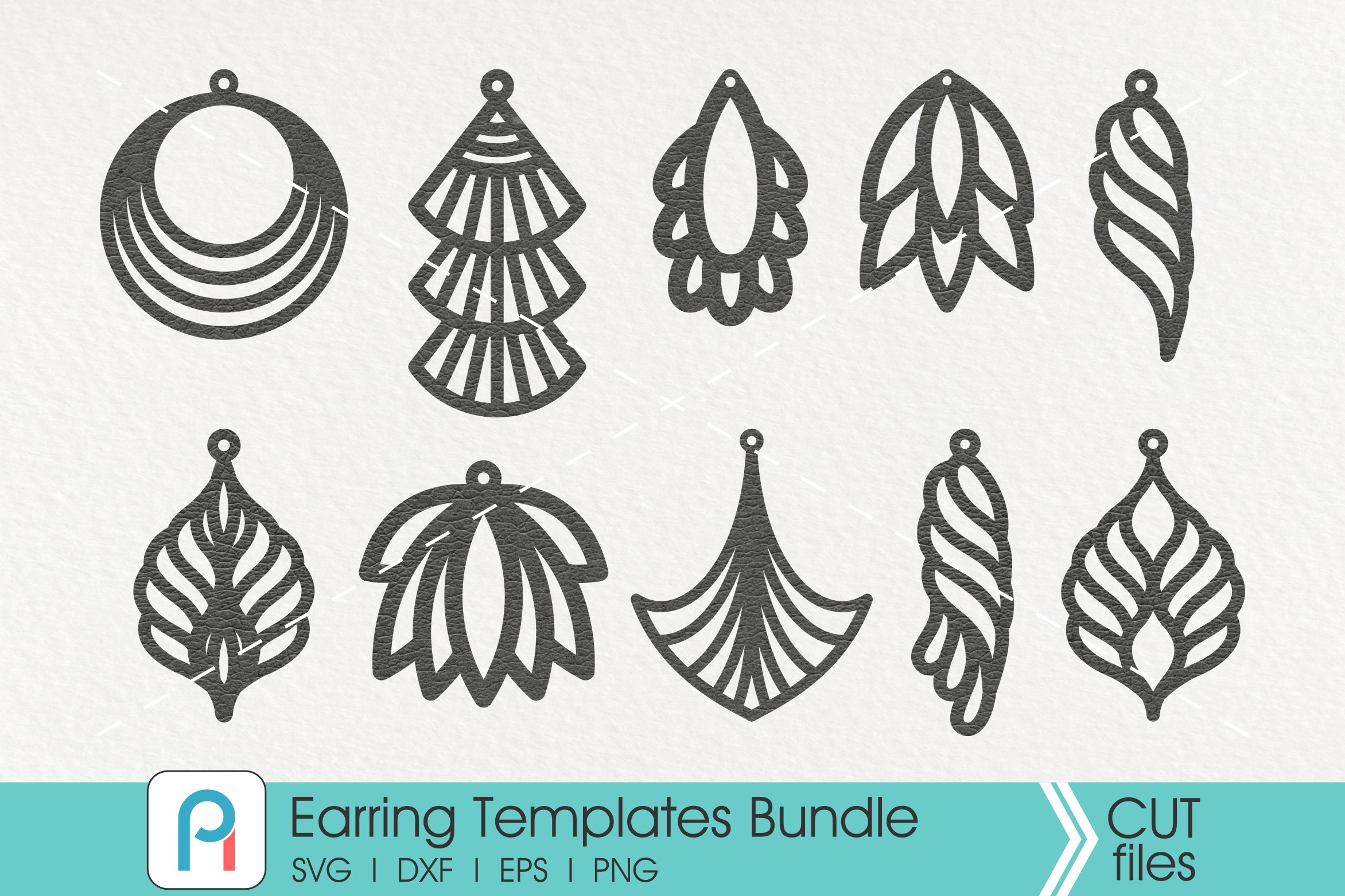 Earrings Template Svg Faux Leather Earrings Svg Earrings 306949 Svgs Design Bundles