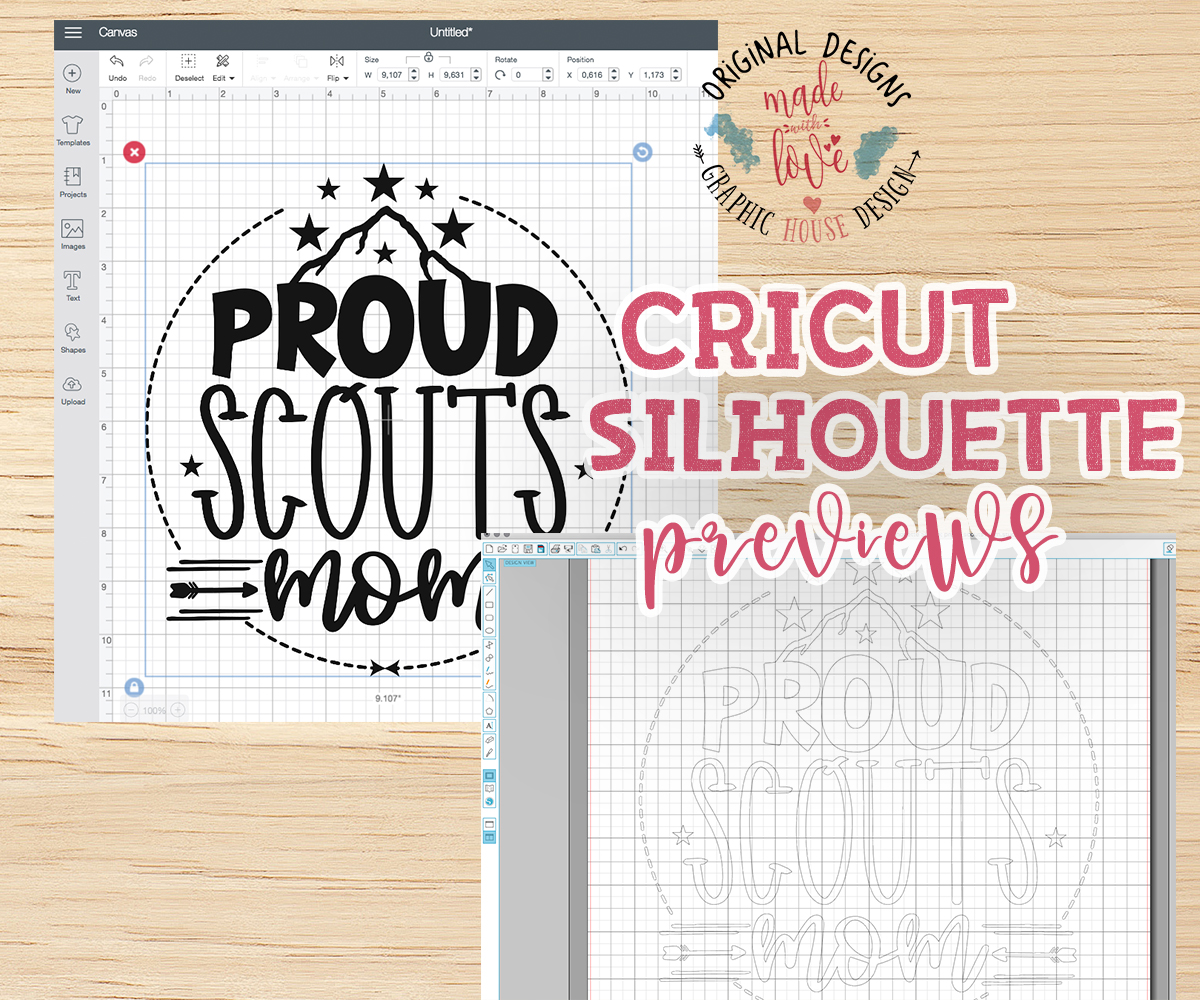 Proud Scouts Mom Cut File and Printable in SVG, DXF, PNG ...