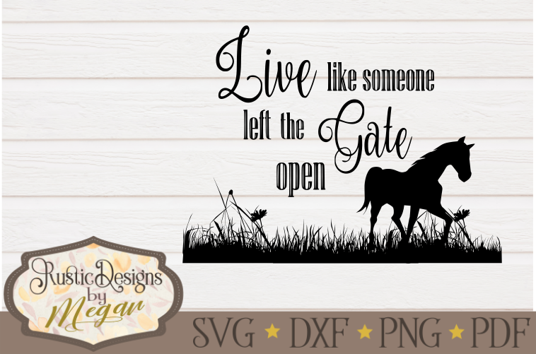 Download Inspirational Horse svg cut file