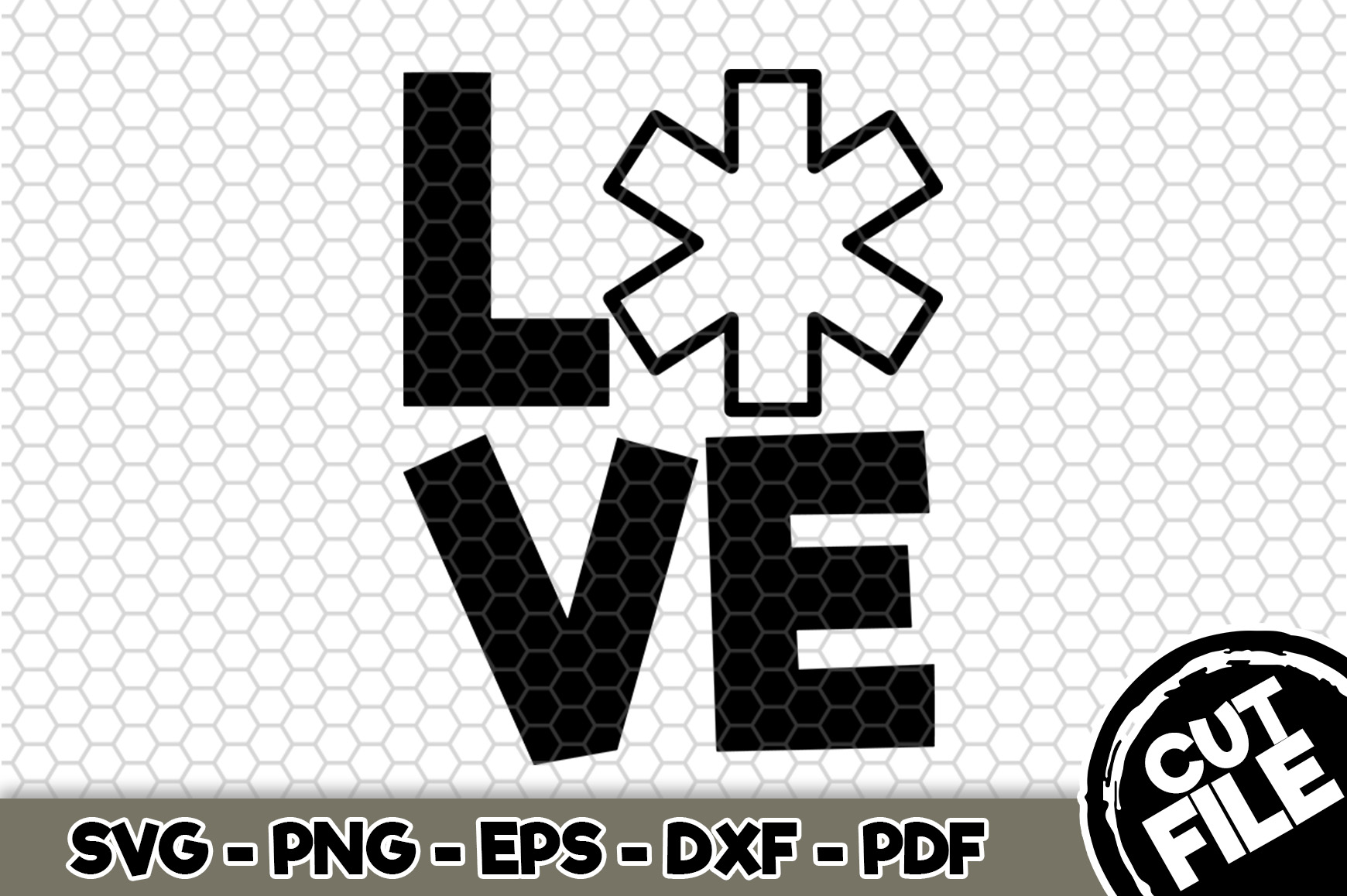 Download Love Paramedic - SVG Cut File n289