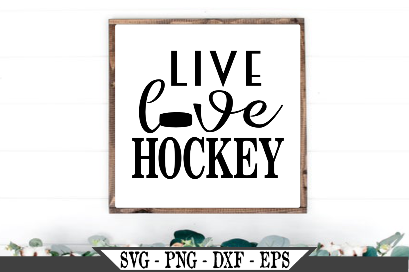 Download Hockey Love Svg - Layered SVG Cut File