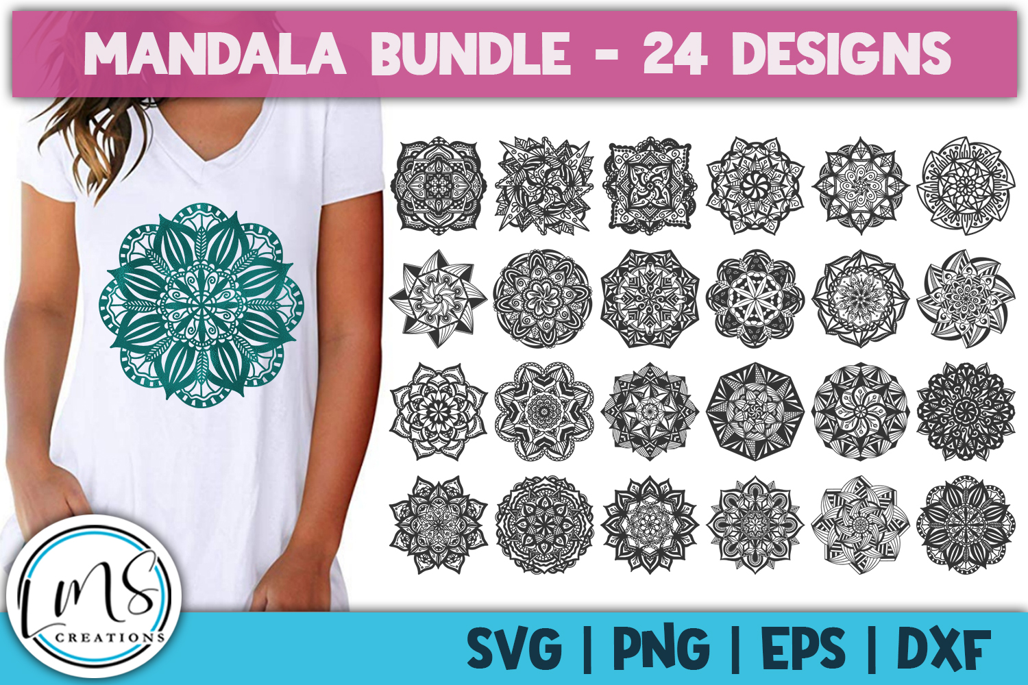 Free Free Mandala Svg Bundle 455 SVG PNG EPS DXF File