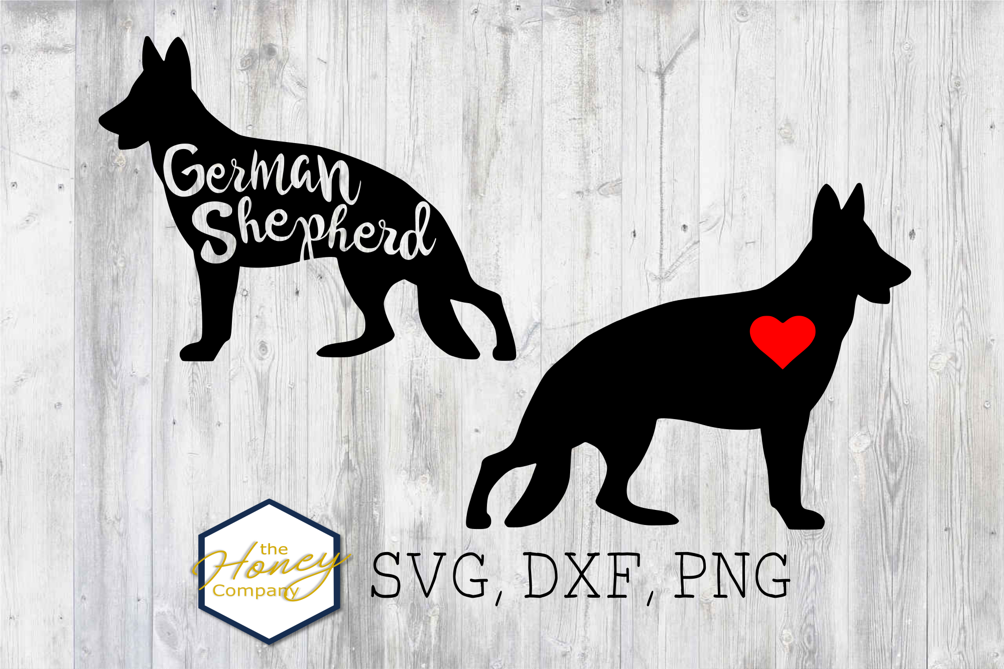 German Shepherd SVG PNG DXF Dog Breed Lover Cut File Clipart (277280