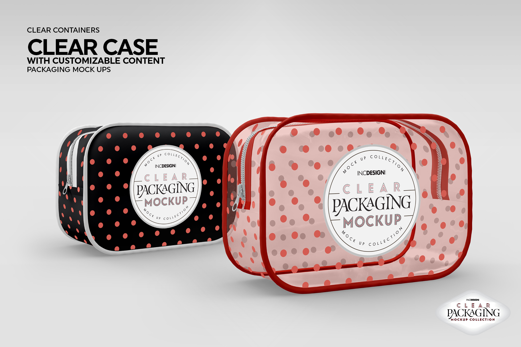 Download Clear or Opaque Case Packaging Mockup (268257) | Branding | Design Bundles