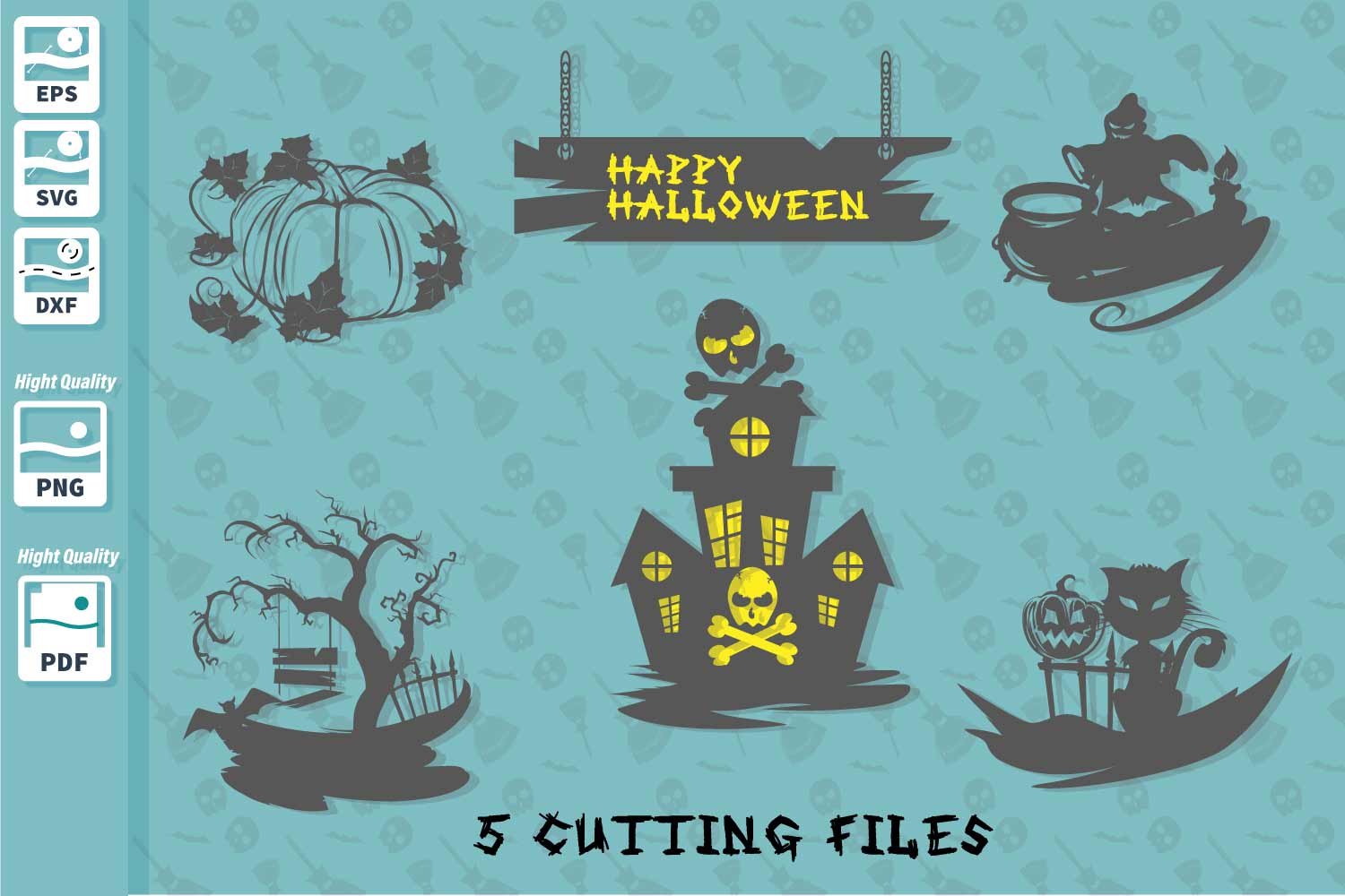 Download Halloween Clipart - A Collection of SVG Files