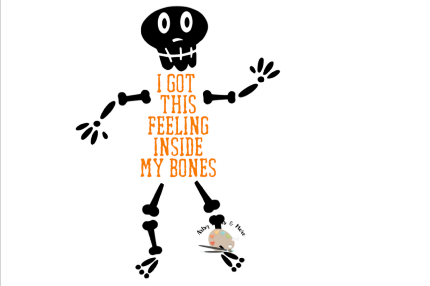 Download I've got this feeling inside my bones Halloween svg cut file