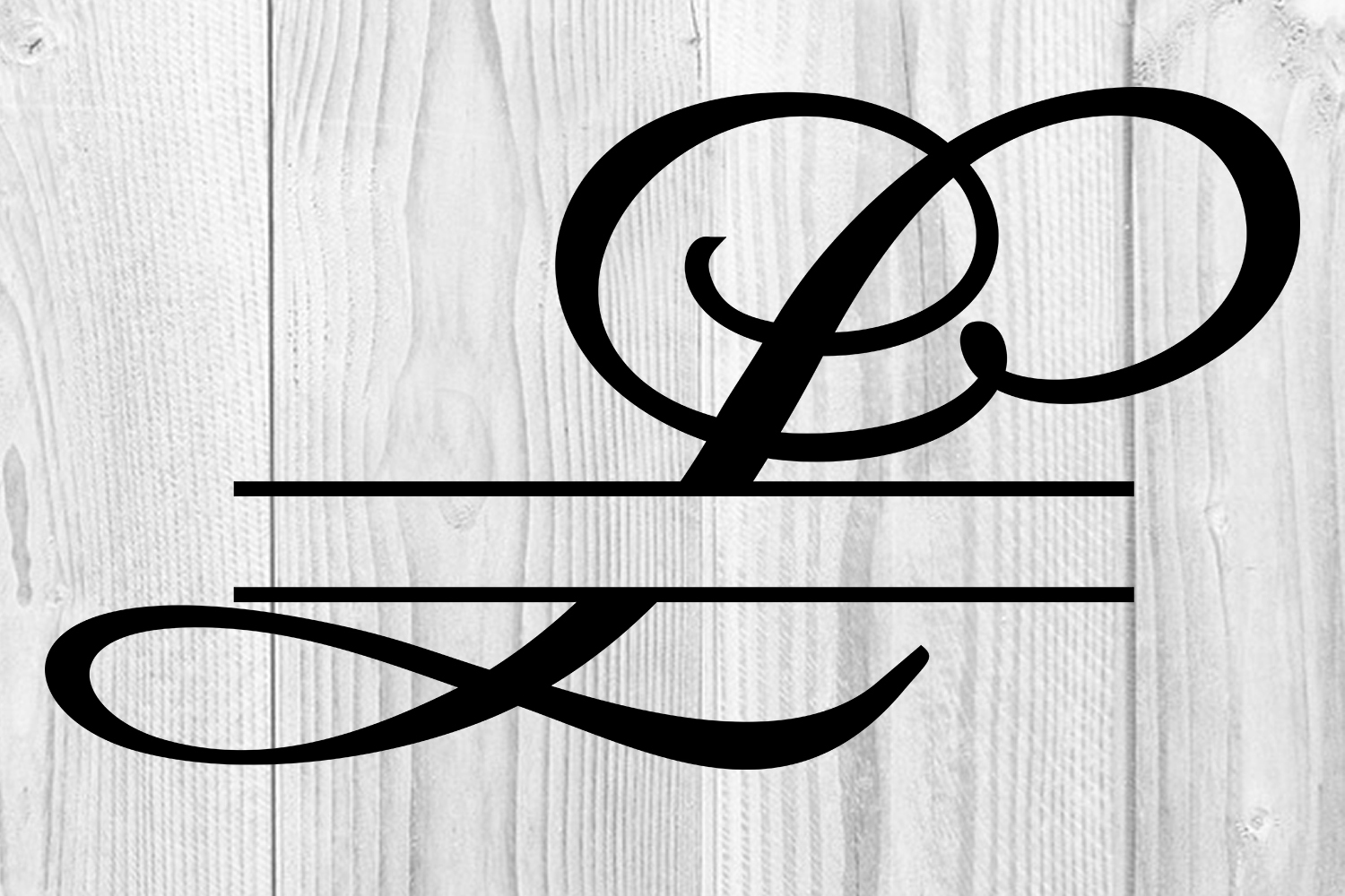 Download L Split monogram SVG Split letter svg Monogram font