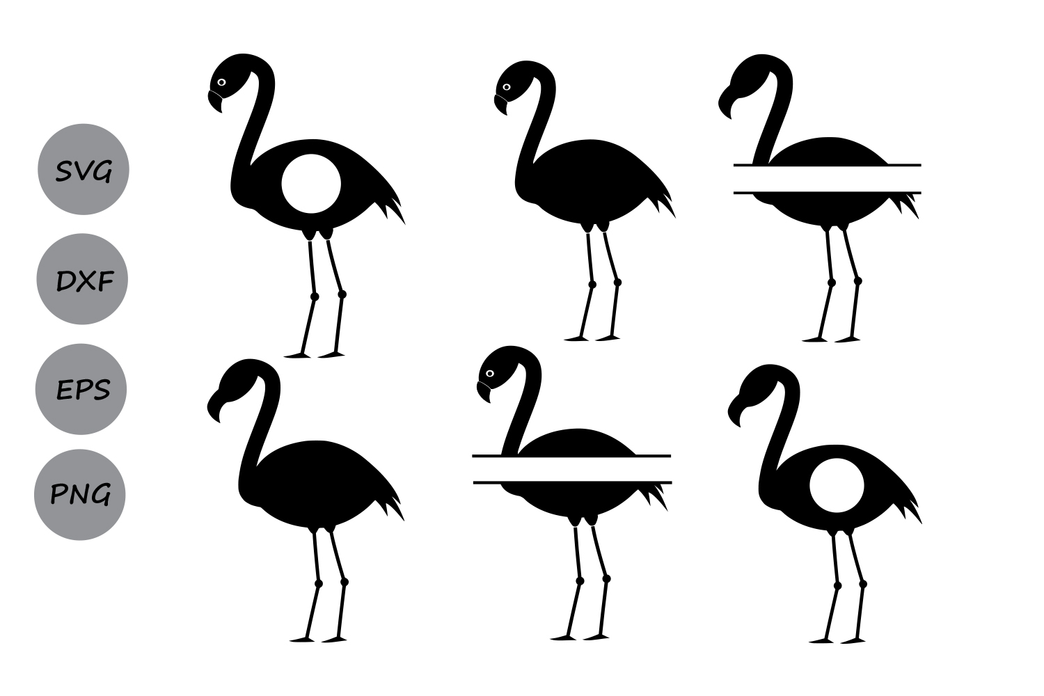 easy flamingo svg design