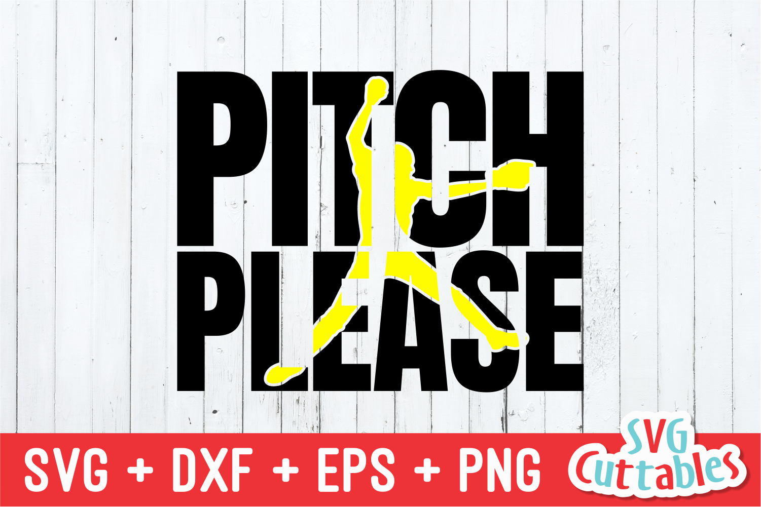 Download Pitch Please | Softball | SVG Cut File