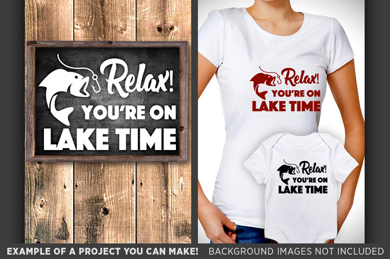 Relax You're on Lake Time Svg - Relax You're Home - Lakehouse Svg