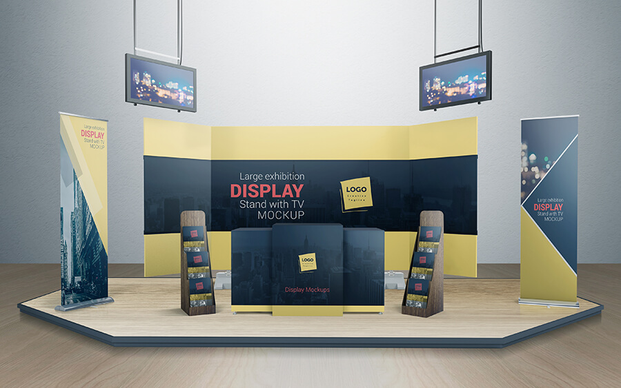 Download VARIOUS TRADESHOW EXHIBITION BOOTH MOCKUPS (23802) | Mock ...