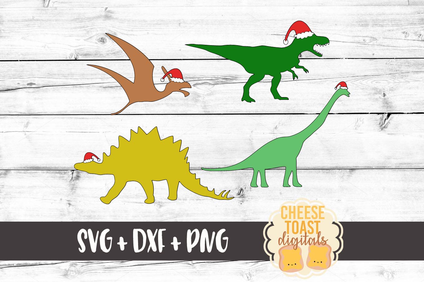 Download Christmas Dinosaurs - Christmas SVG Files - SVG PNG DXF ...