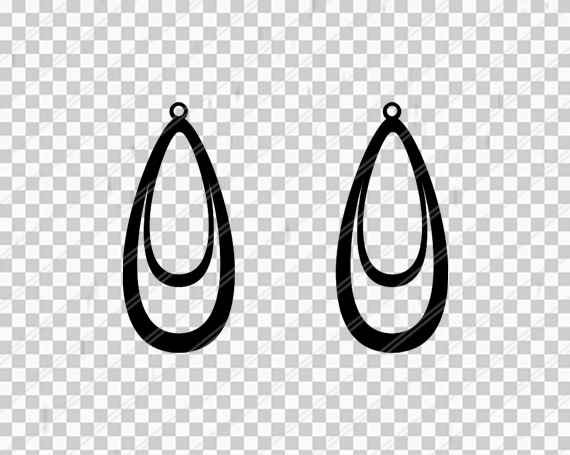 Download Teardrop earrings svg , Jewelry svg, leather jewelry, Cricut