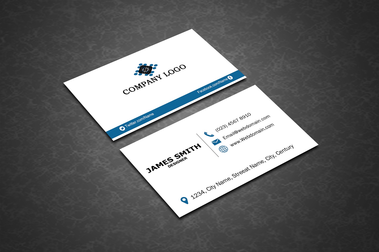 Clean Business Cards Clean Business Cards