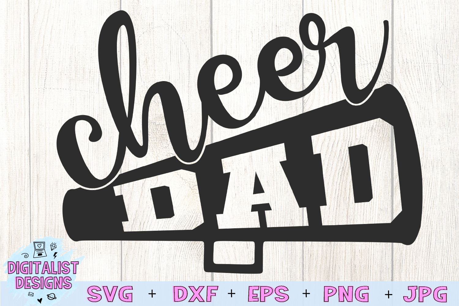 Download Cheerleader SVG | Cheer Dad SVG | Megaphone SVG (358732 ...