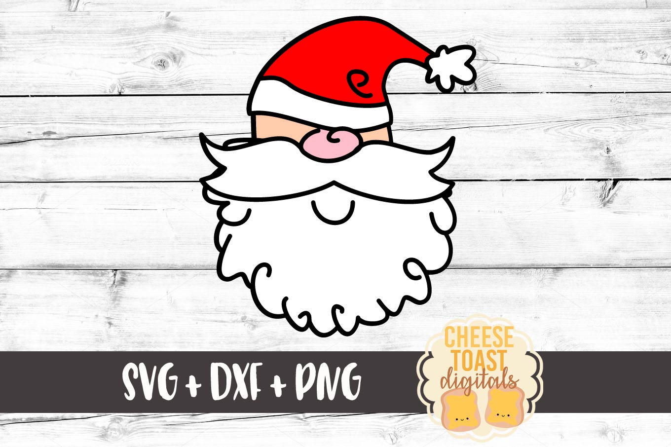 Download Cute Santa Face - Christmas SVG Files - SVG PNG DXF (91079 ...