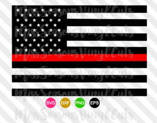 Download Thin Blue line American Flag SVG Png Dxf EPS |Military ...