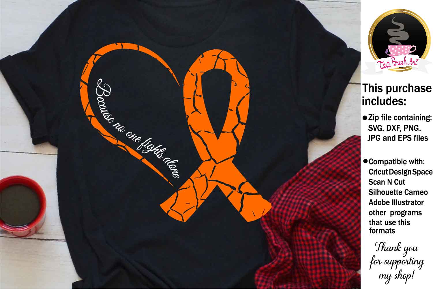 Leukemia Awareness Ribbon Cutting Files 1049c