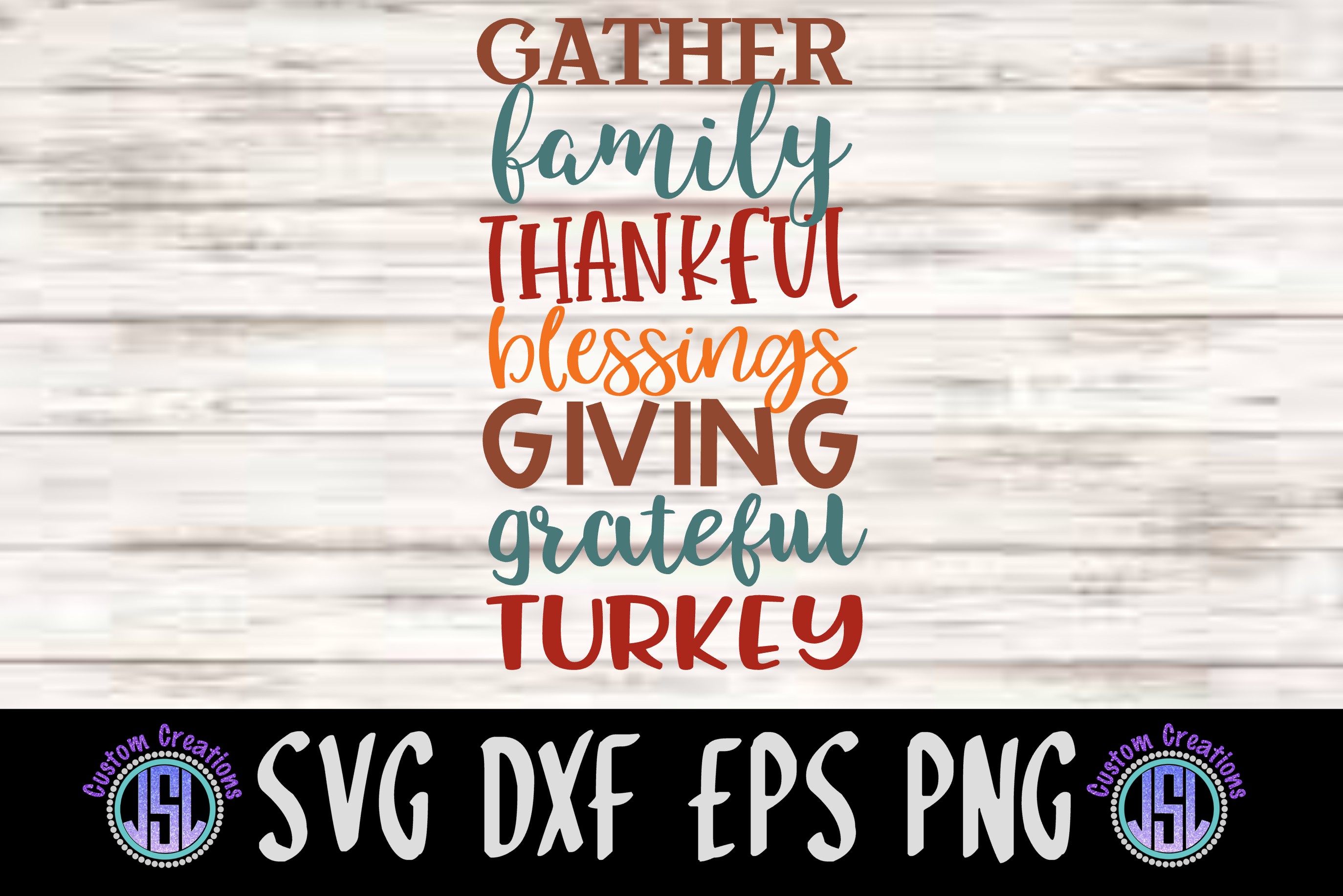 Thanksgiving Sign Sayings SVG DXF EPS PNG Digital Cut File