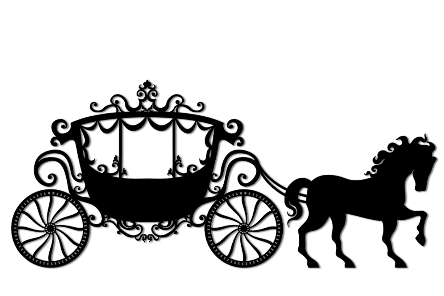 Download SVG and PNG cutting files, Vintage Carriage,Clipart