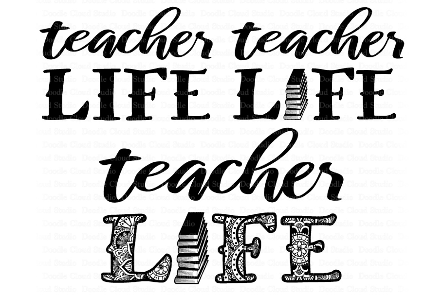 Download Teacher Life Mandala SVG, Teacher Life SVG , Teacher Clipart
