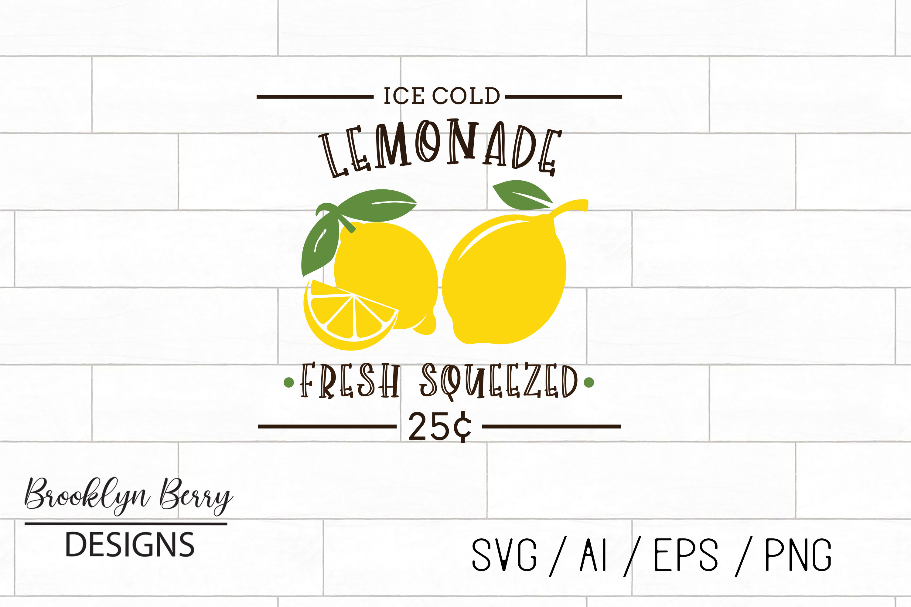 lemonade sign svg