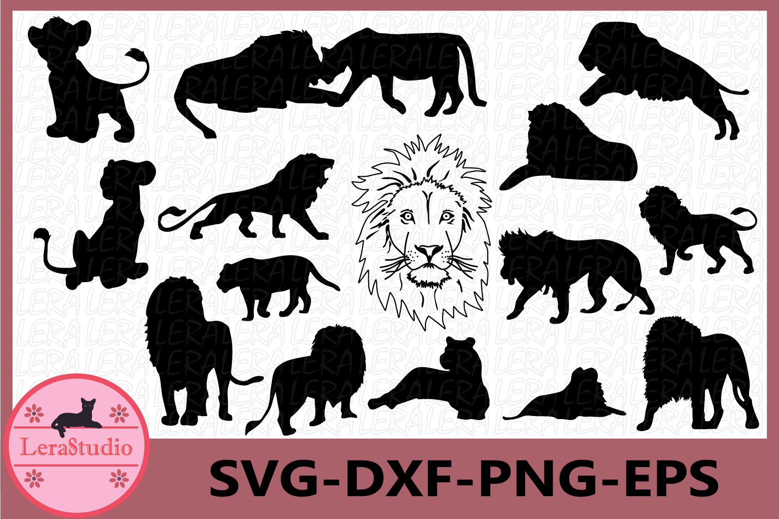 Free Free 173 Lion And Lioness Svg SVG PNG EPS DXF File