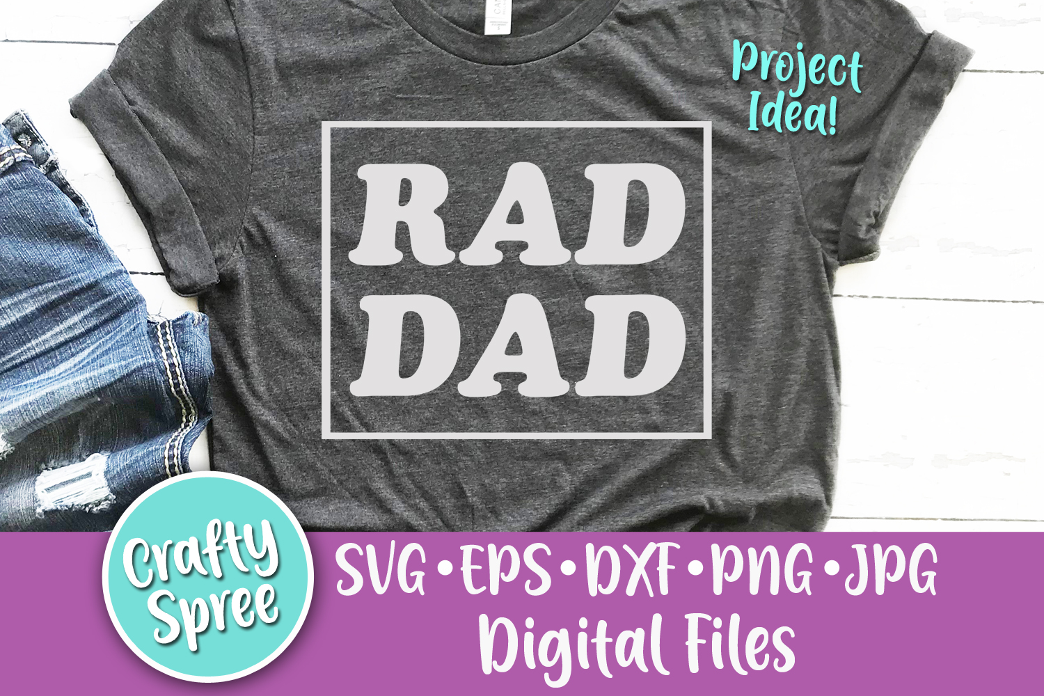 Download Rad Dad SVG DXF PNG Design File Sublimation (266631) | SVGs | Design Bundles