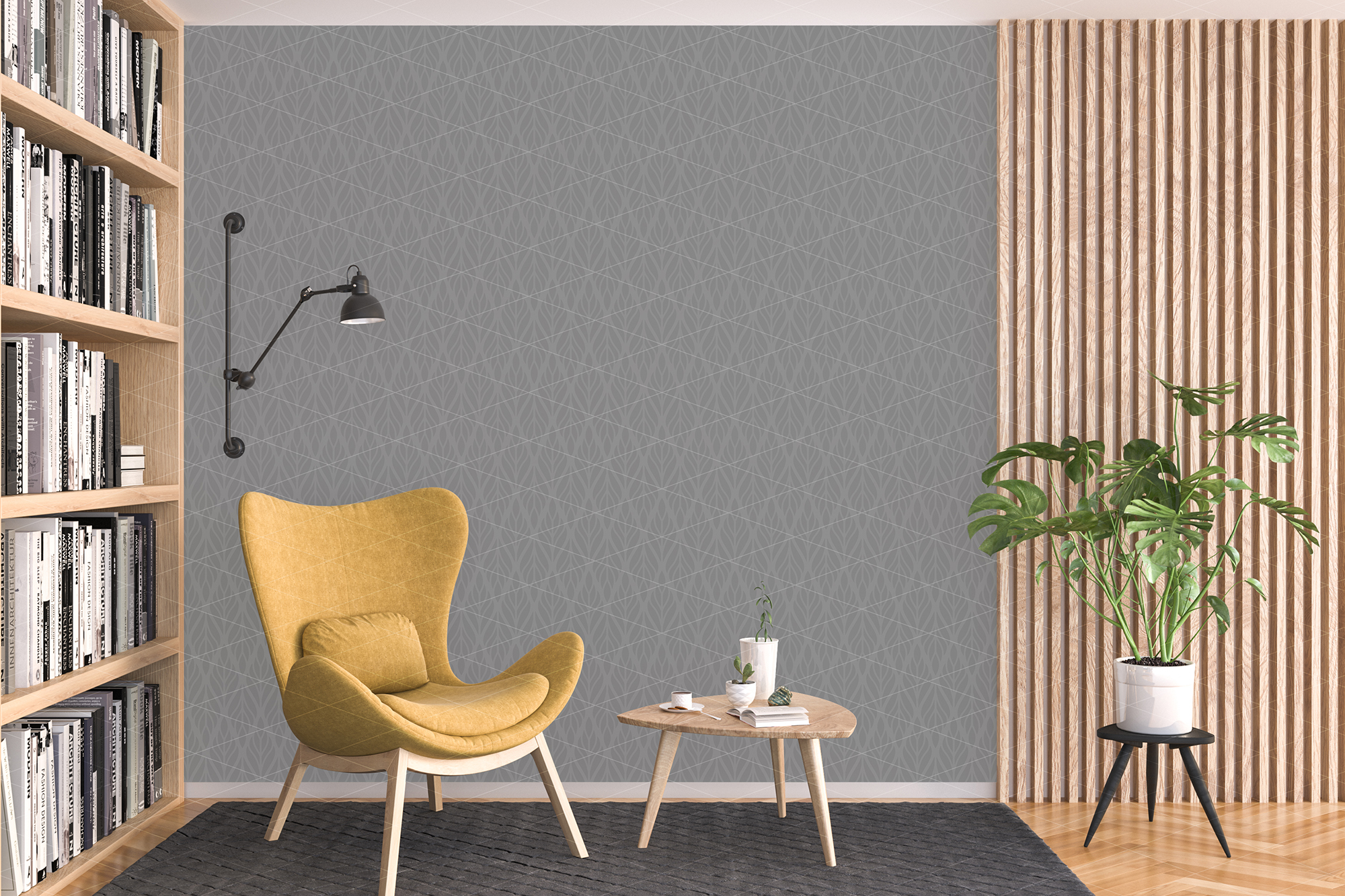 Wall mockup - wallpaper mock up