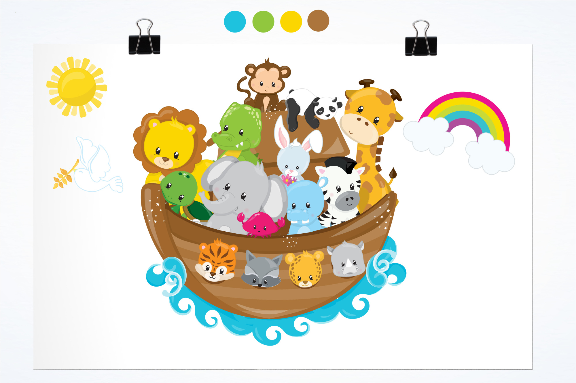 Noah's Ark graphics and illustrations