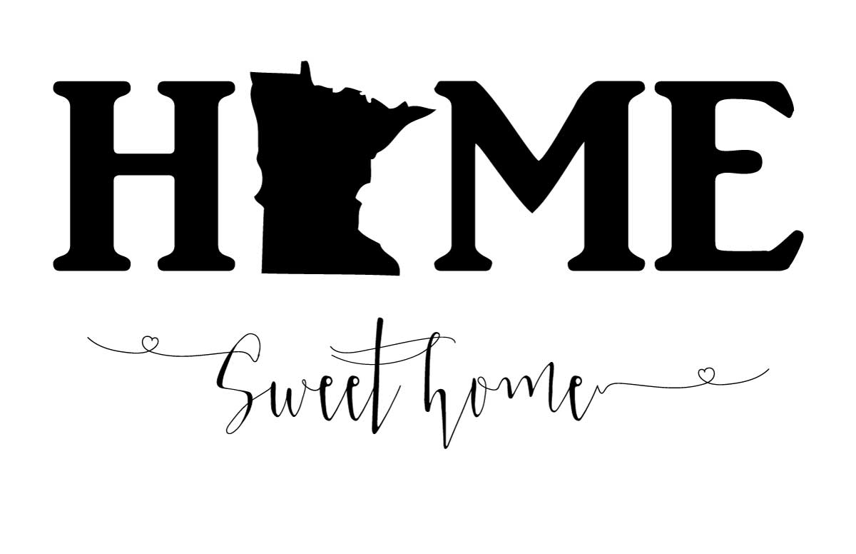 Home Sweet Home Minnesota SVG File