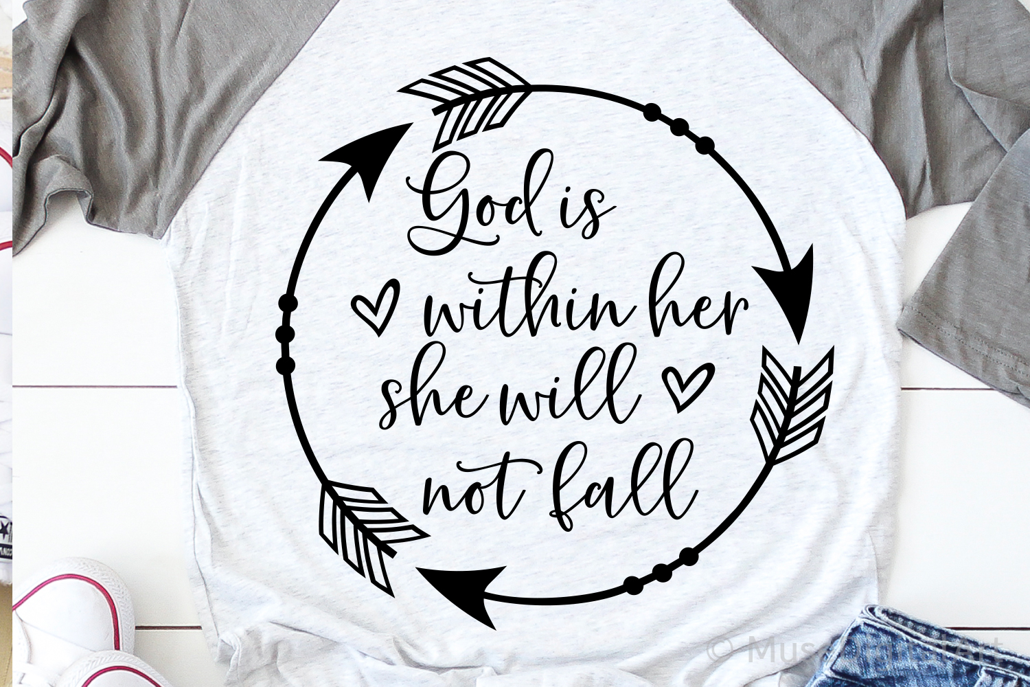 God Is Within Her She Will Not Fall Svg Scripture Svg Bible