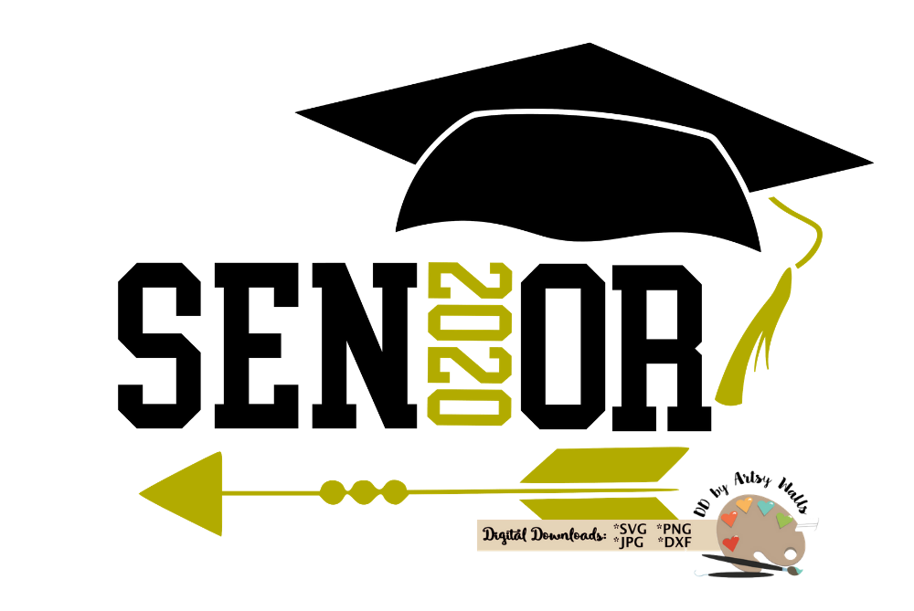 Senior 2020 svg cut file Senior Graduation cap 2020 svg Grad