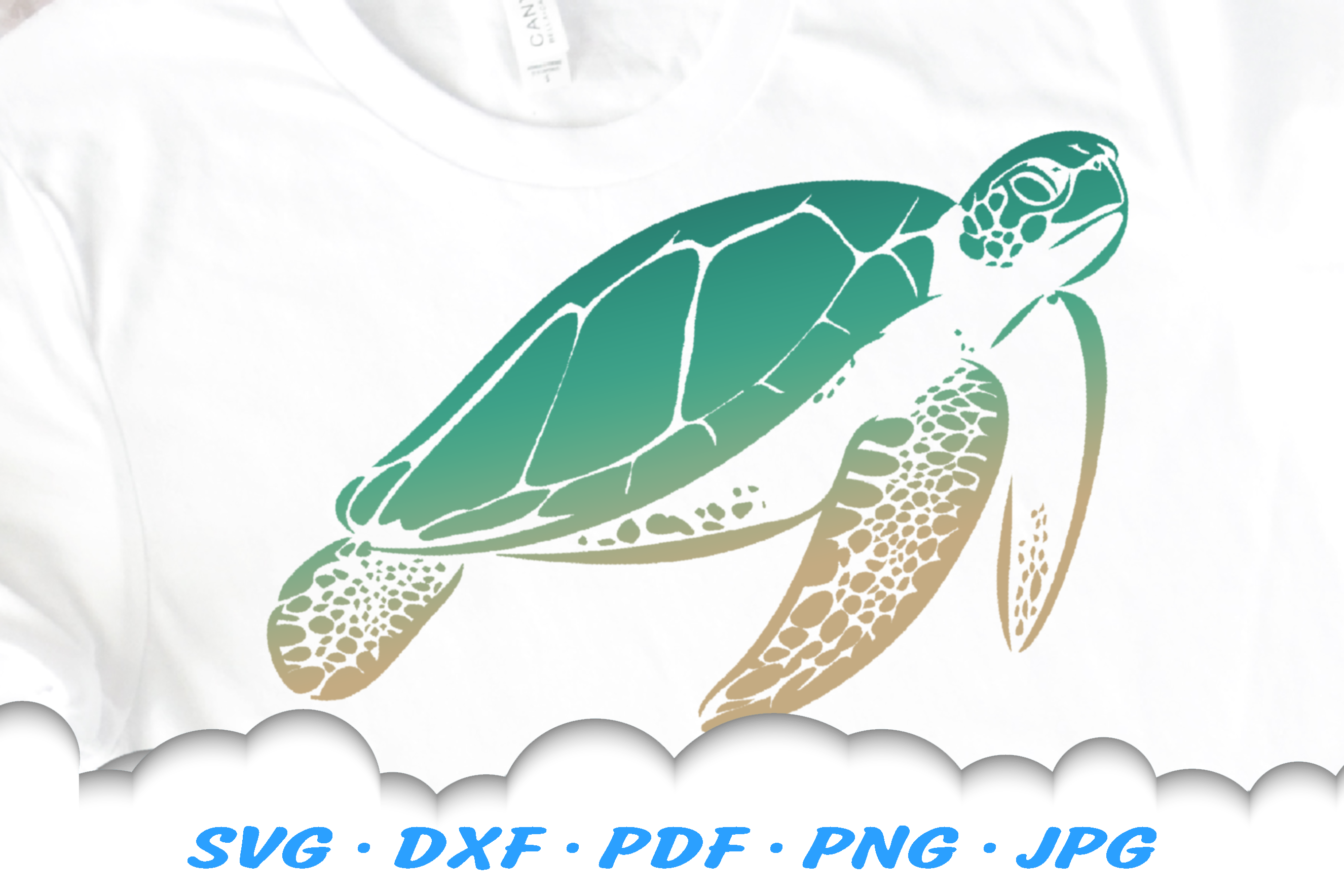 Download Sea Turtle SVG DXF Cut Files
